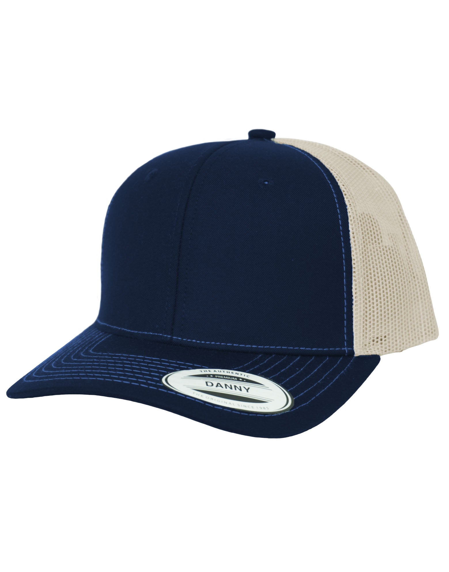 gorra de gabardina con malla