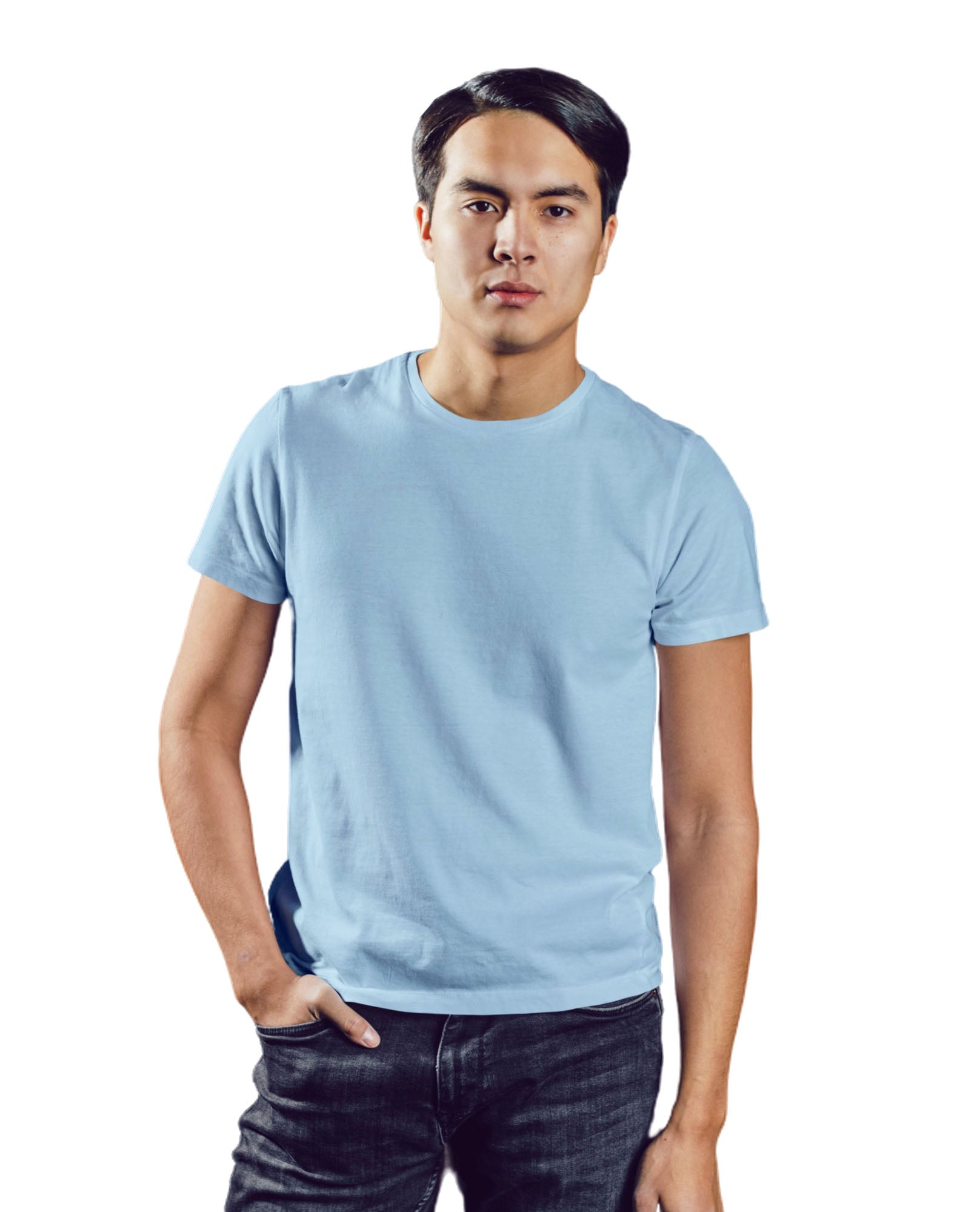 playera para hombre brush, cuello redondo, manga corta