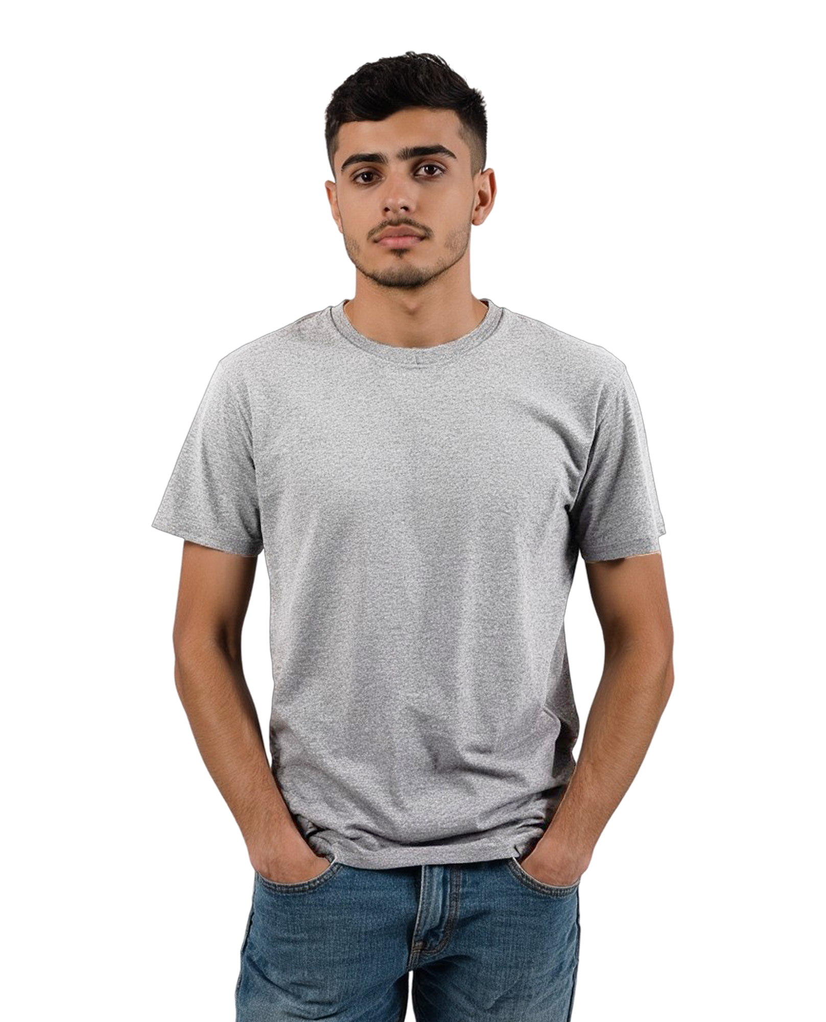 playera para hombre brush, cuello redondo, manga corta