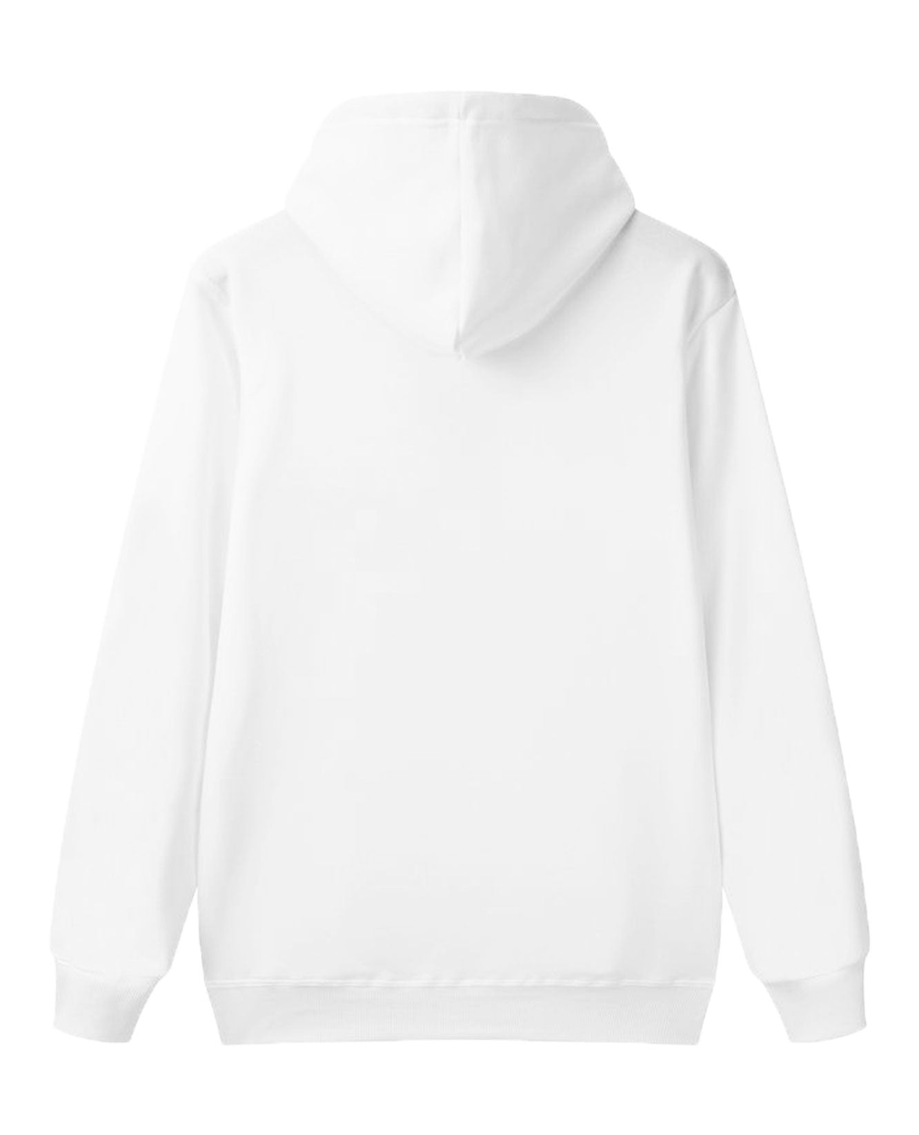 sudadera de felpa para sublimar de dama y caballero con gorro y cangurera