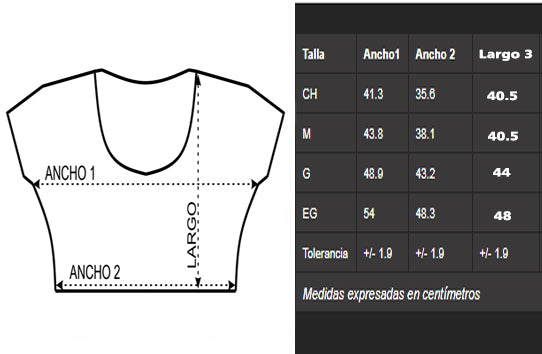 crop top tirantes tacto algodón brush