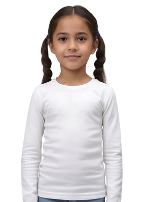 Camisa Blanca Manga Camisas Manga Larga Para Niños Larga Para