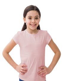 playera unisex para niño y niña manga corta tacto algodón brush